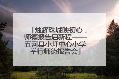 烛耀珠城映初心，师德报告启新程——五河县小圩中心小学举行师德报告会
